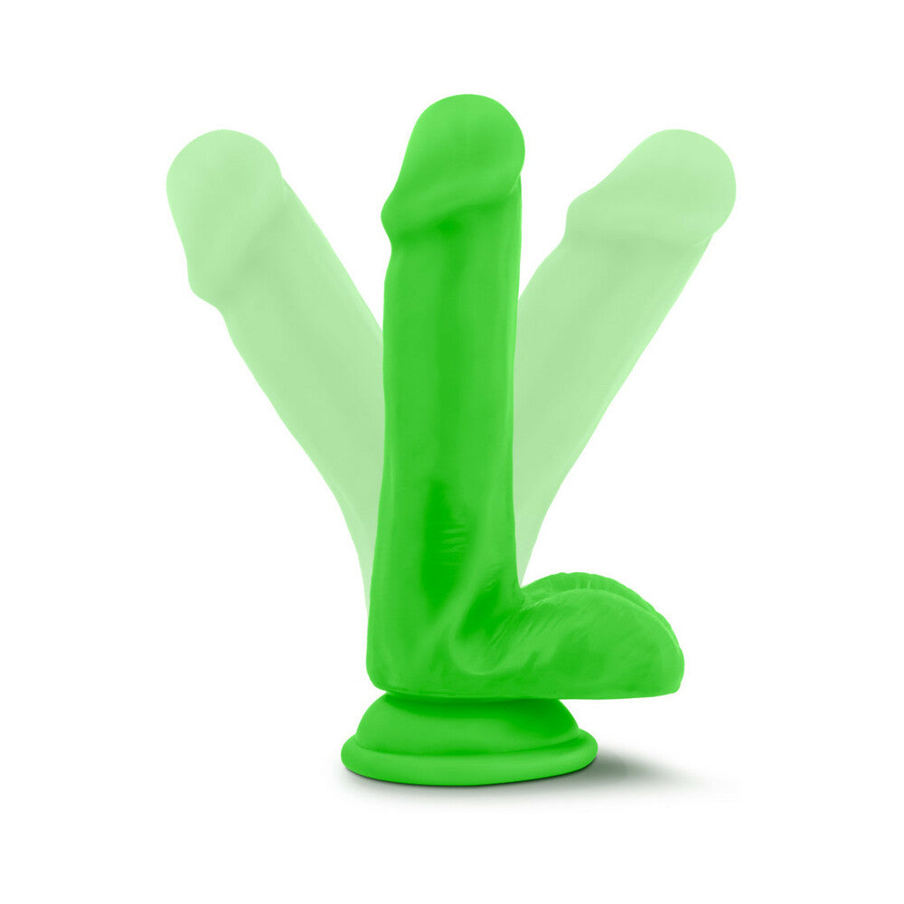 Neo - 6 Inch Dual Density Cock With Balls