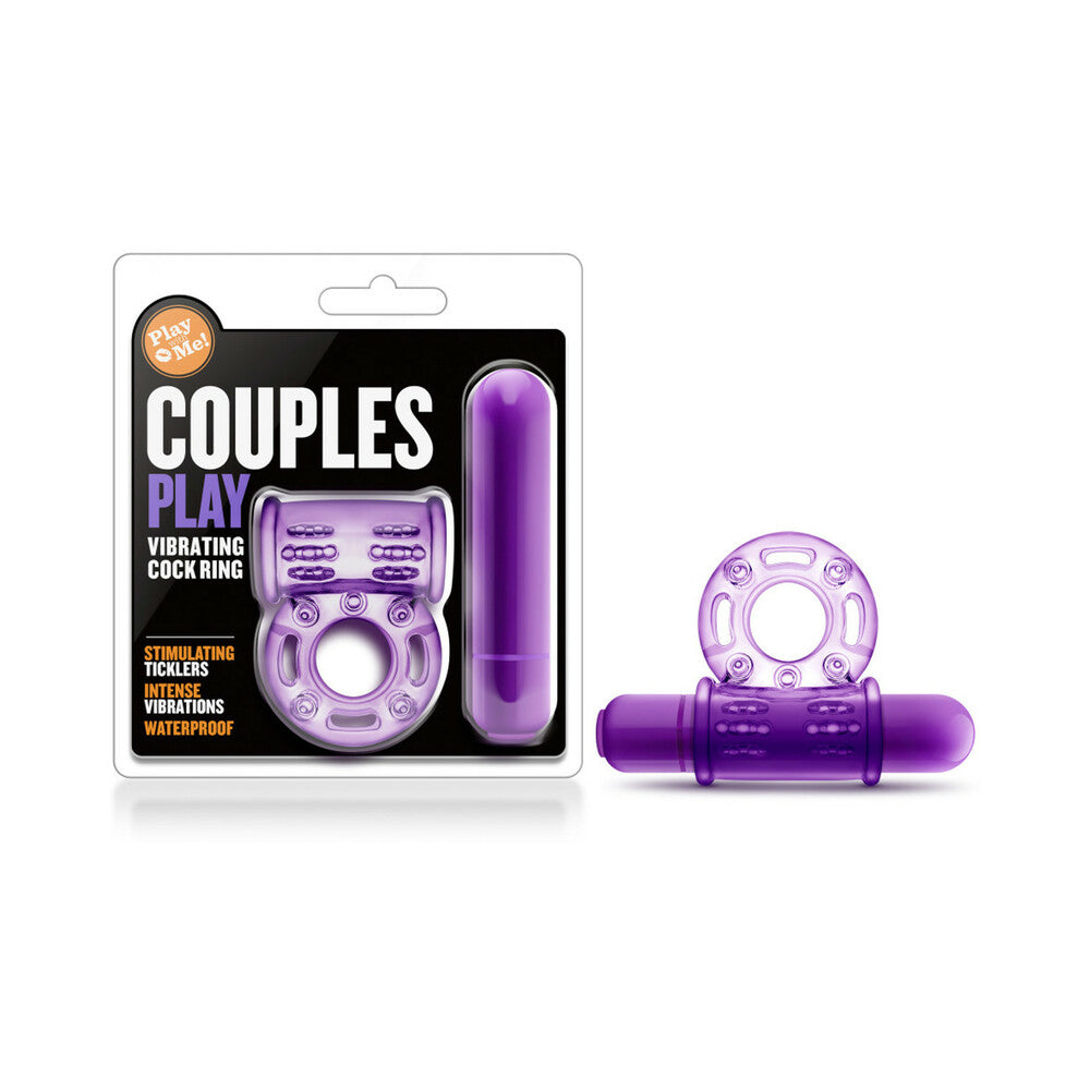 Play With Me - Couples Play - Vibrating Cockring - Purple