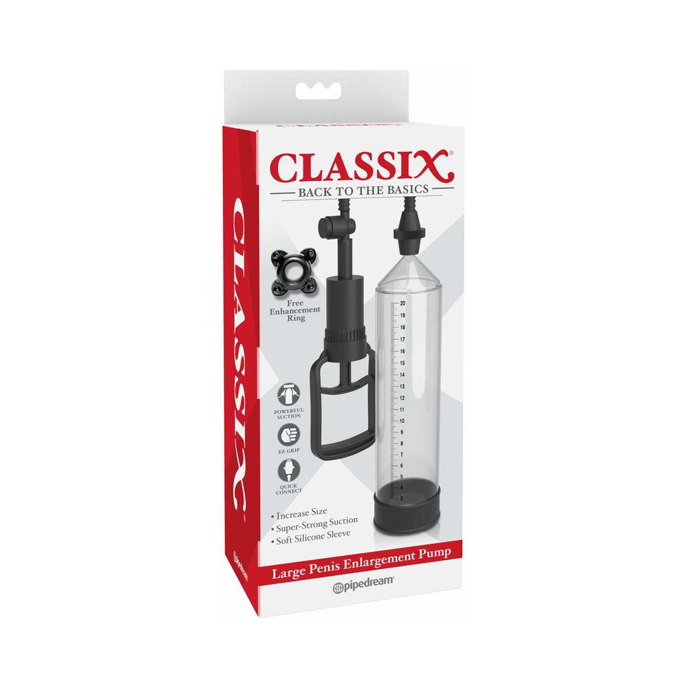 Classix Large Penis Enlargement Pump - Clear