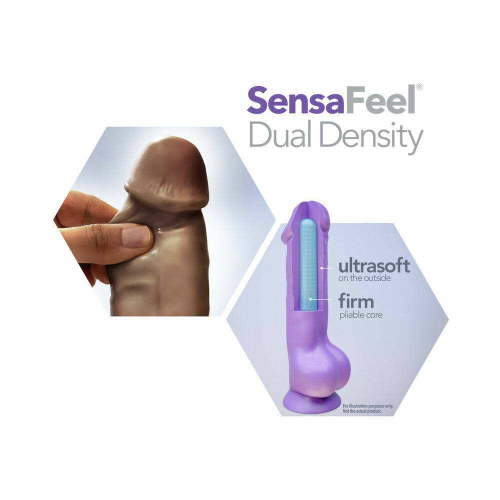 Au Naturel Daddy 14In Sensa Feel Dual Density Dildo