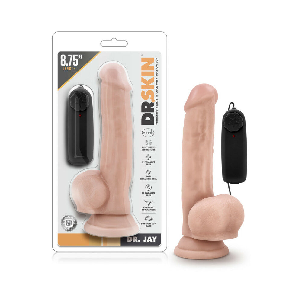 Dr Skin Dr Jay Vibe Cock W/Suction Van