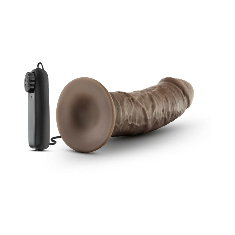 Dr. Skin - Dr. Joe - 8 Inch Vibrating Cock With  Suction Cup - Mocha