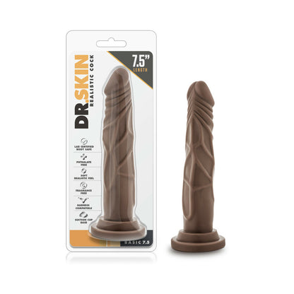 Dr. Skin - Realistic Cock - Basic 7.5 - Chocolate