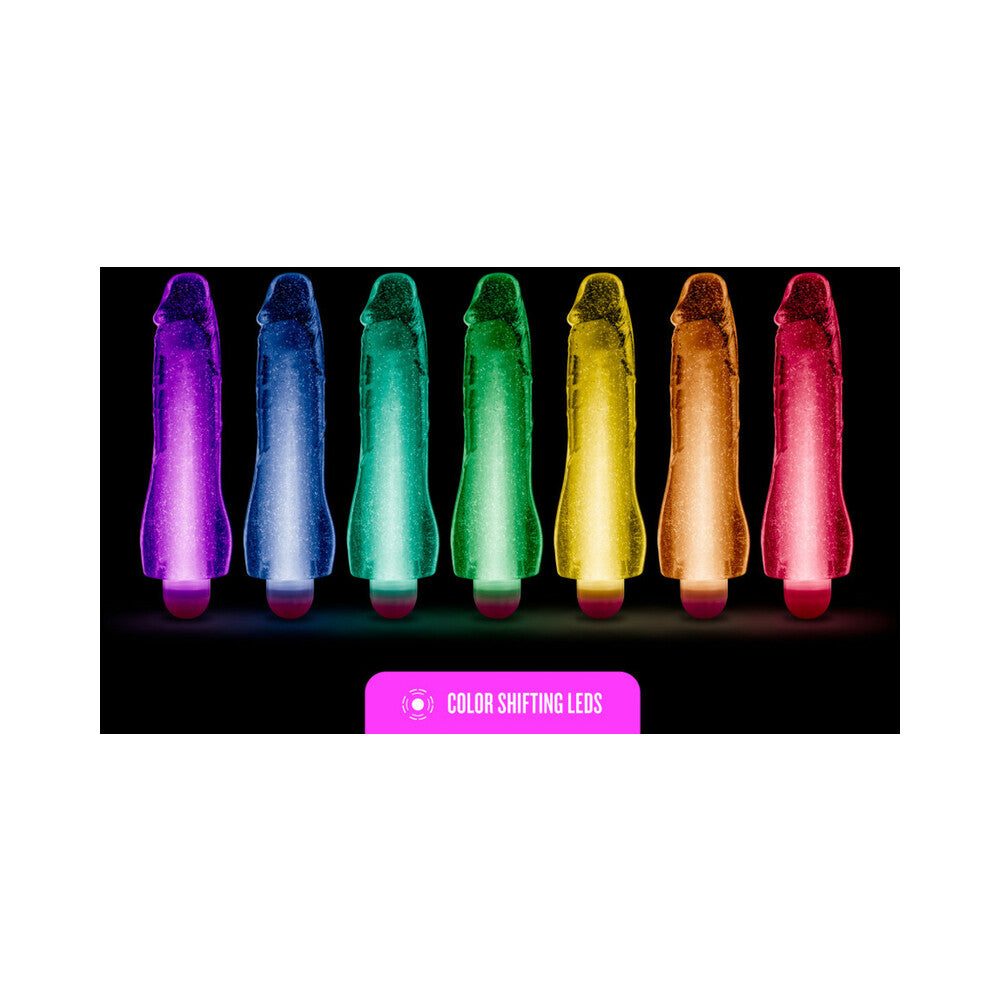 Blush Glow Dicks Glitter Vibrator Molly - Purple