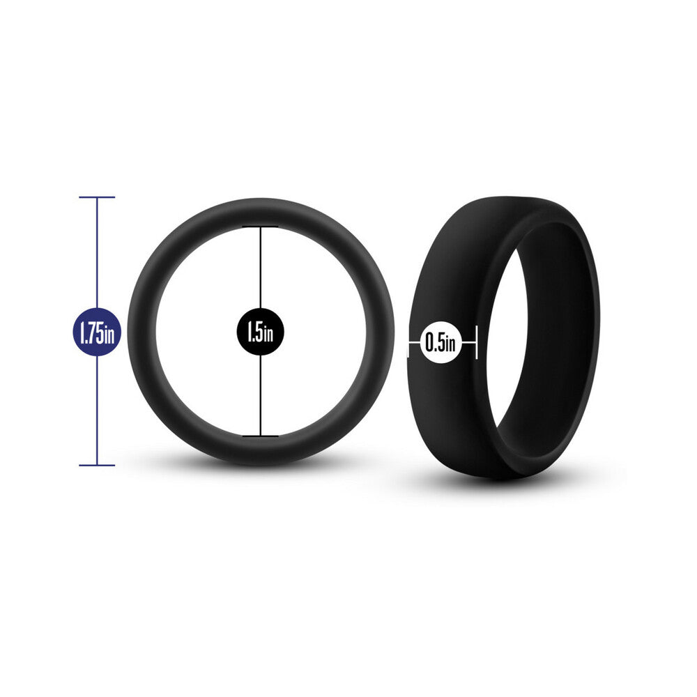 Performance - Silicone Go Pro Cock Ring - Black