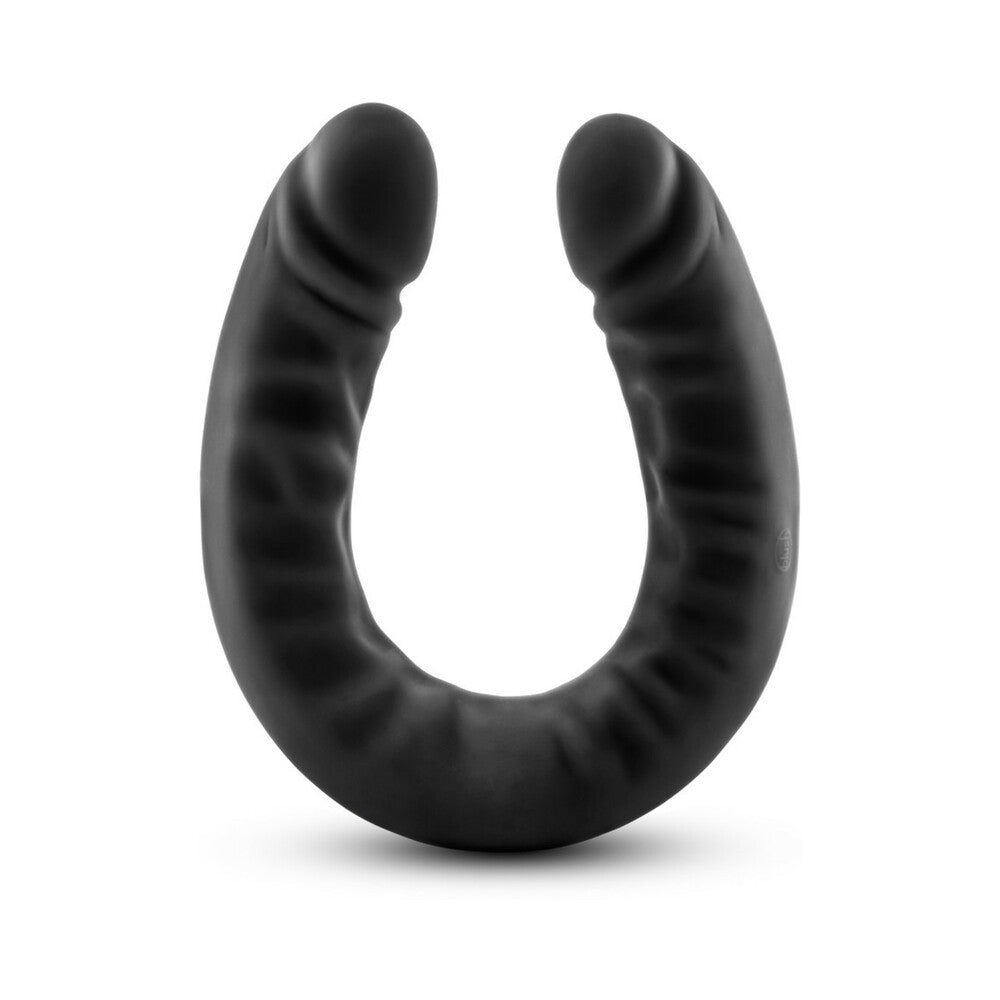 Ruse - Silicone Double Headed Dildo - 18In - Black