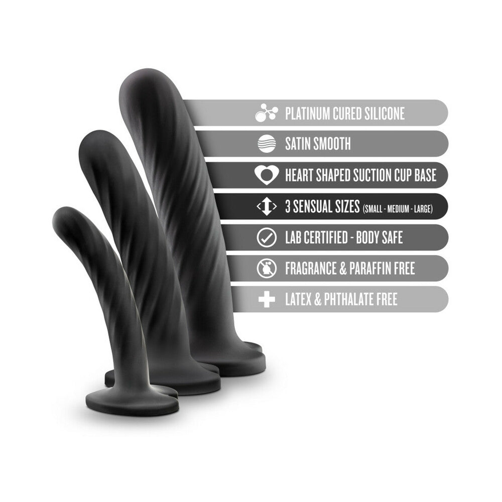 Temptasia Twist Kit Set Of Three Silicone Dildos