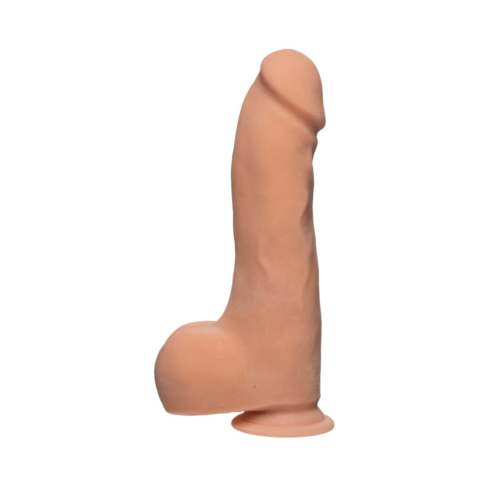 The D Master D 10.5 Inches Dildo With Balls Ultraskyn Beige