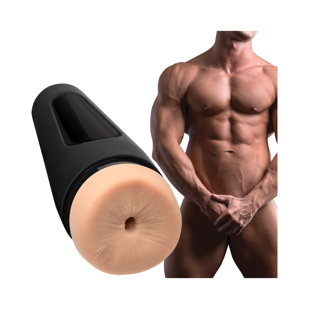 Man Squeeze Stud Ass Beige Stroker