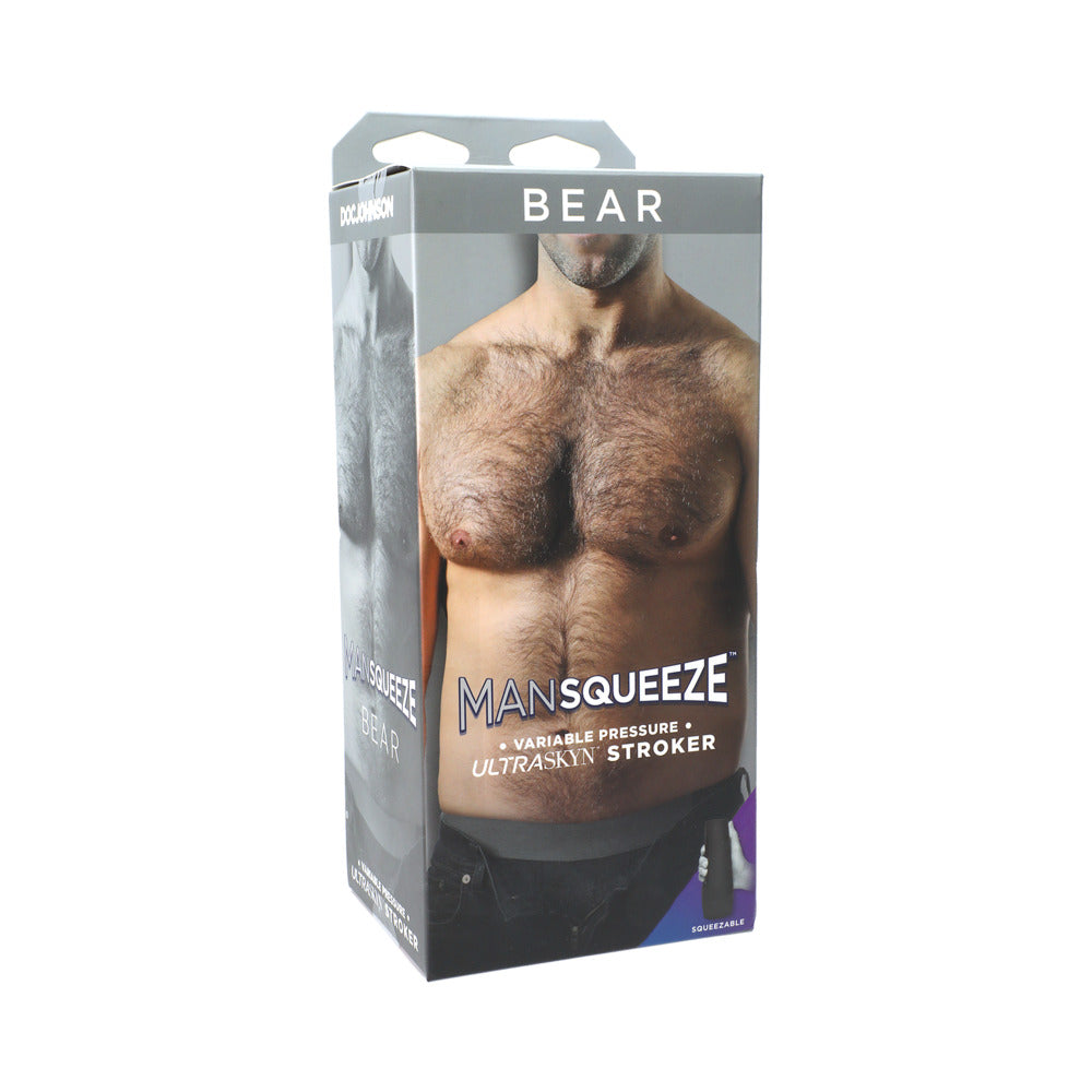 Man Squeeze Bear Ass Francois Sagat Beige Stroker