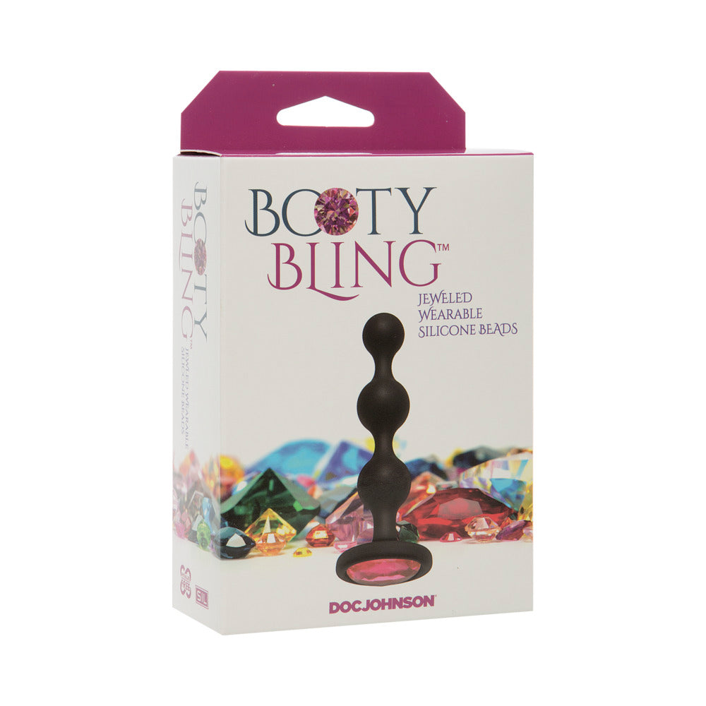 Booty Bling Wearable Silicone Beads - Purple