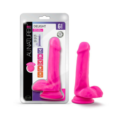 Au Naturel Bold Delight Dildo 6 Pink