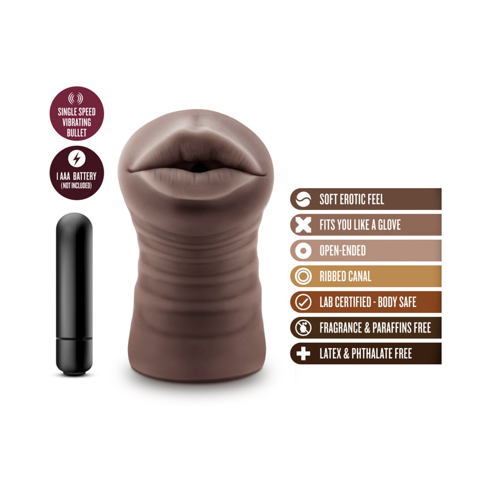 Hot Chocolate Heather Brown Mouth Stroker