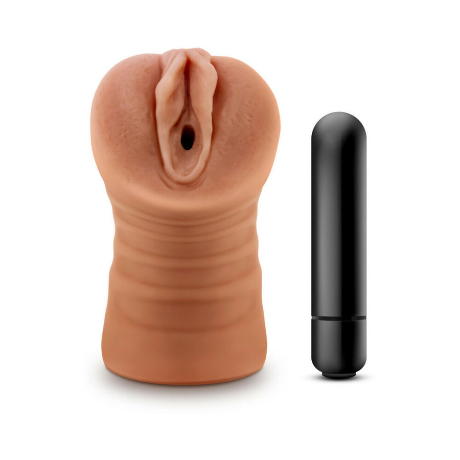 M For Men Julieta Mocha Tan Vagina Stroker