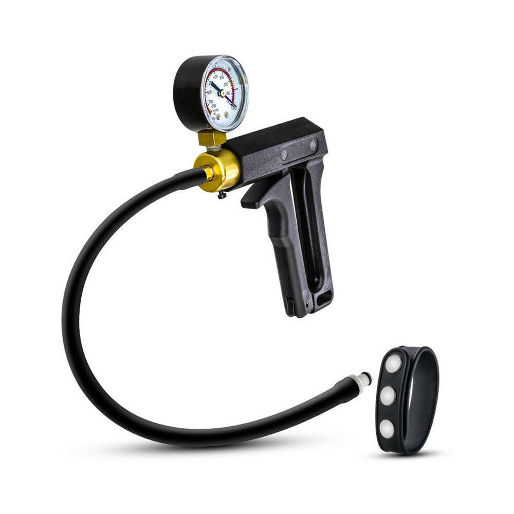 Performance - Gauge Pump Trigger With Silicone Tubing And Silicone Cock Strap - Black