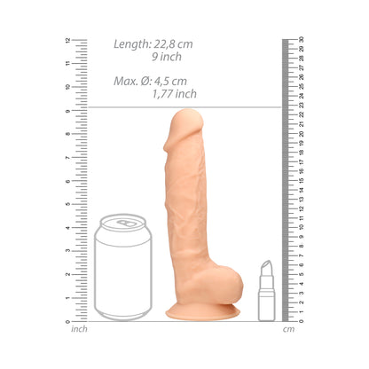 Realrock Ultra - 9 Inches Silicone Dildo With Balls