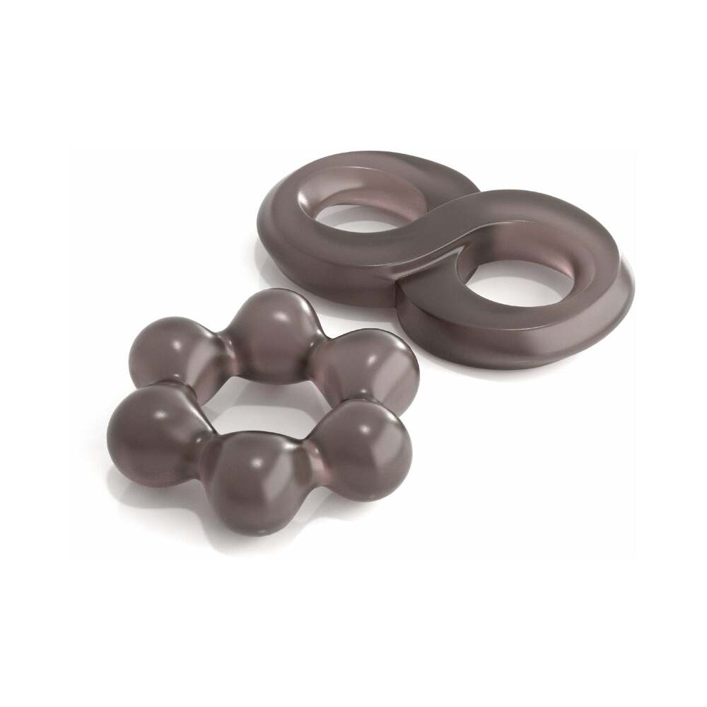 Classix Performance Cock Ring Set,Smoke