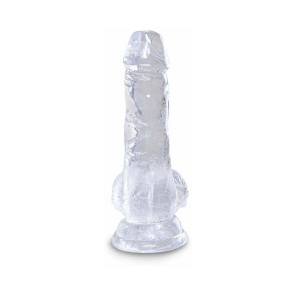 King Cock Clear 5In Cock With Balls