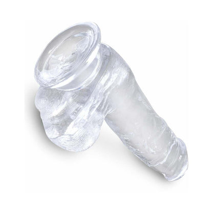 King Cock Clear 6 In Cock With Balls