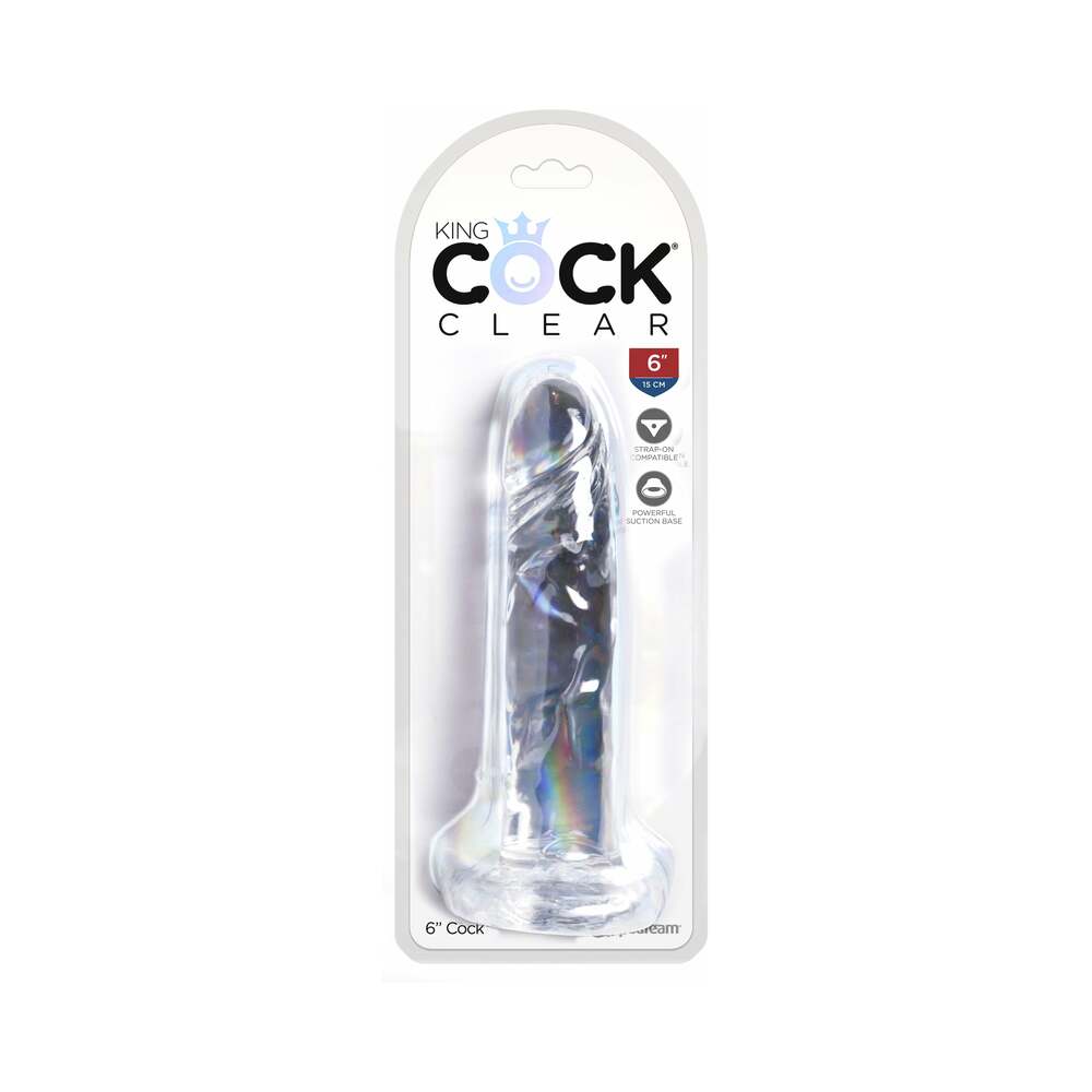 King Cock Clear 6In Cock