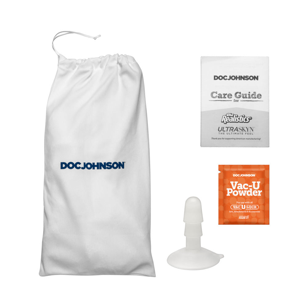 Signature Cocks Pierce Paris 9 Inch Ultraskyn Cock With Removable Vac-U-Lock Suction Cup Vanilla