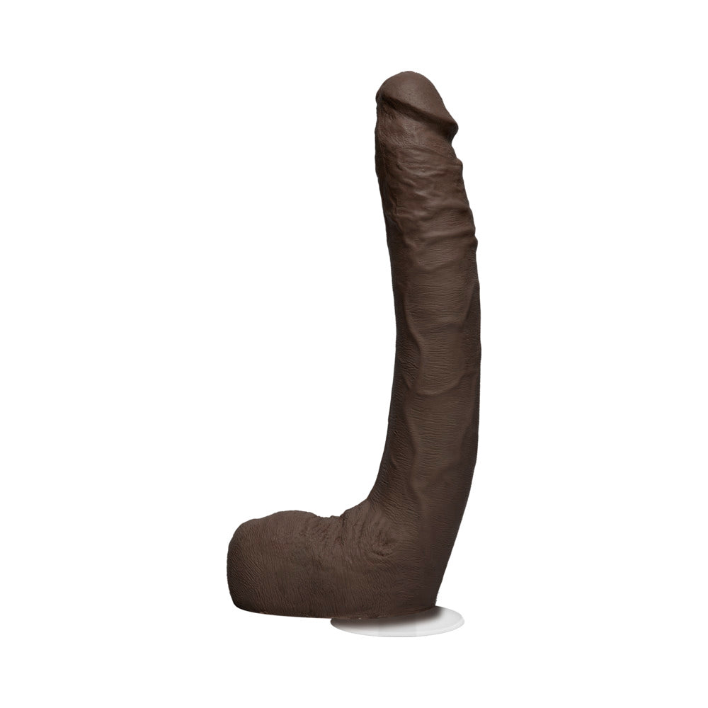 Signature Cocks Jax Slayher 10 Inch Ultraskyn Cock With Removable Vac-U-Lock Suction Cup Chocolate