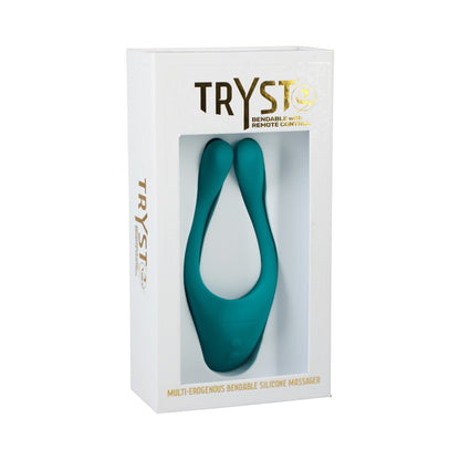 Tryst V2 Bendable Multi Erogenous Zone Massager Remote Teal