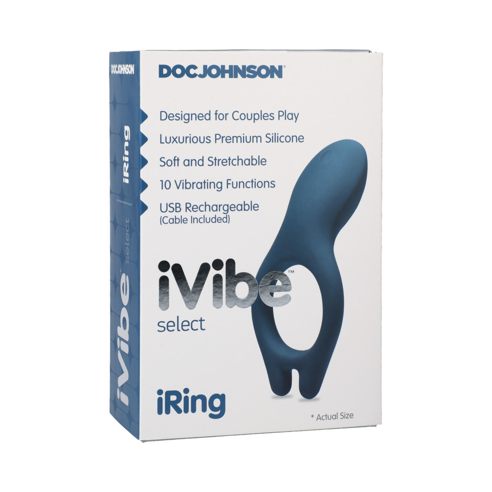 Ivibe Select Iring Marine Blue Vibrating Cock Ring