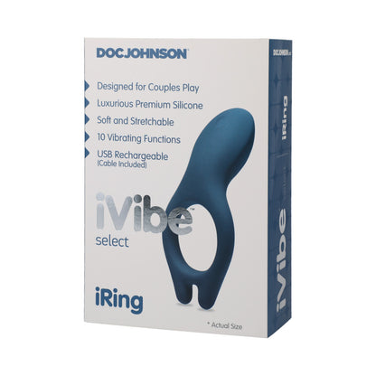 Ivibe Select Iring Marine Blue Vibrating Cock Ring