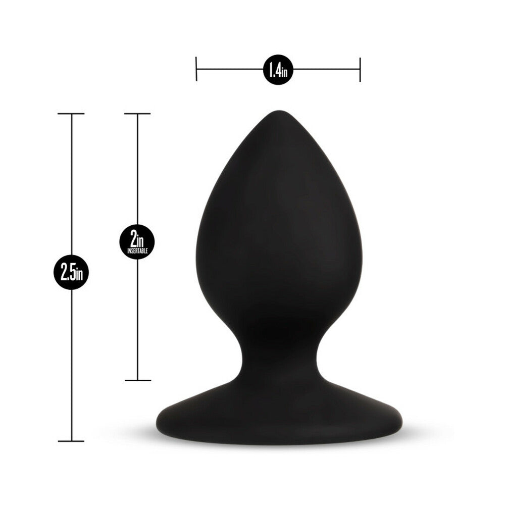 Temptasia Silicone Slut Butt Plug Black