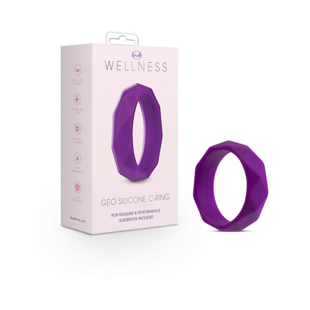 Wellness - Geo C Ring - Purple