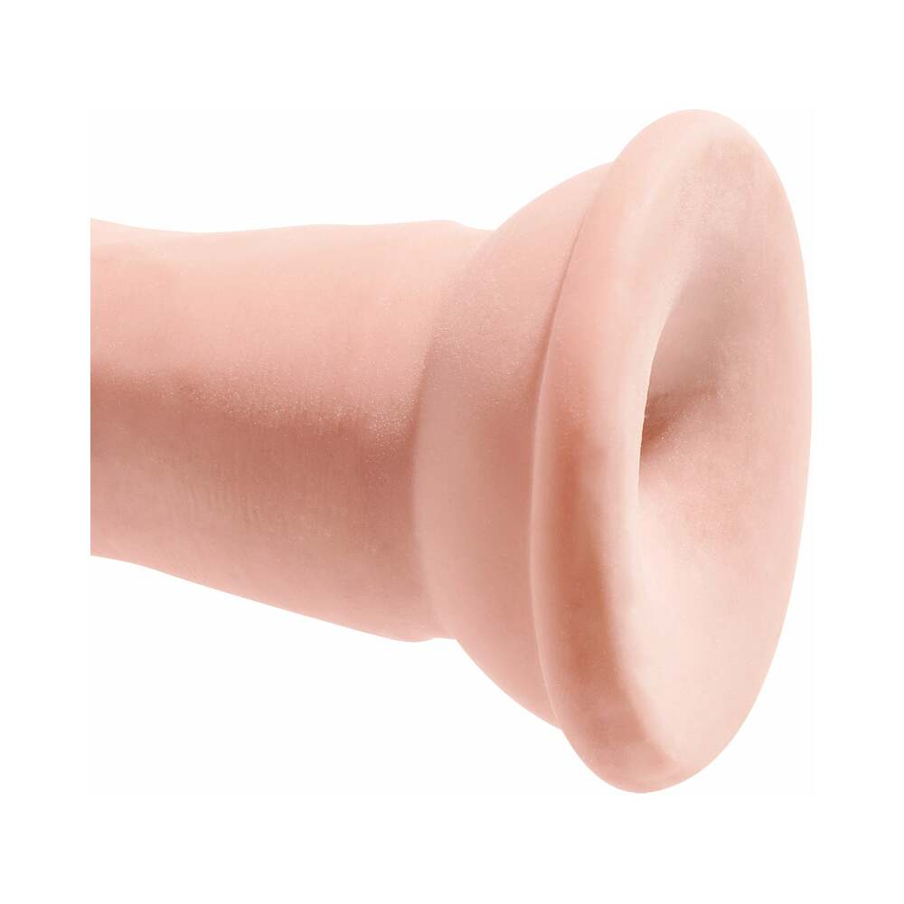 King Cock Triple Density 7 Inches Beige Dildo