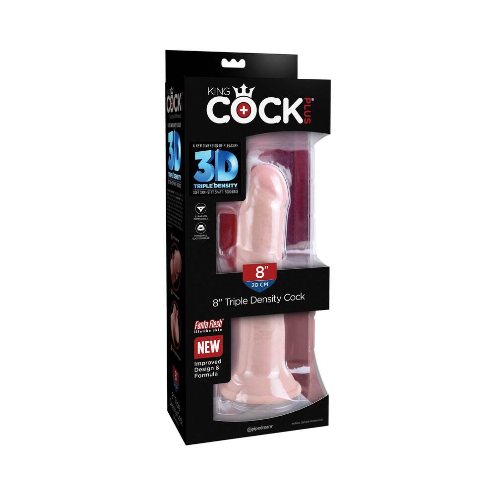 King Cock Plus 8In Triple Density Cock