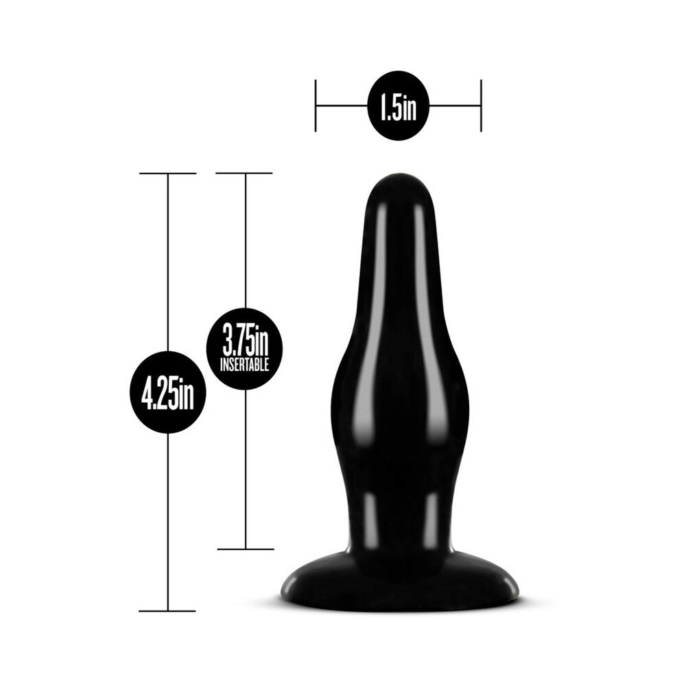 Anal Adventures Pleasure Plug - Black