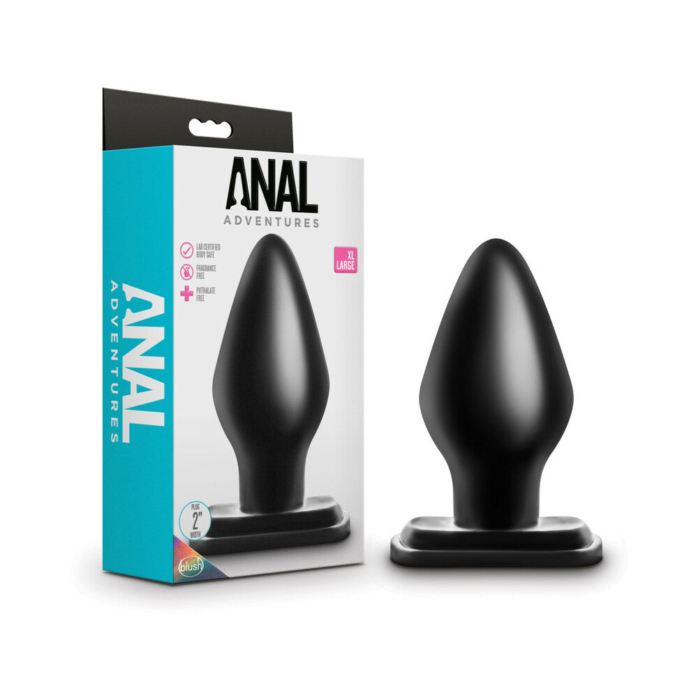 Anal Adventures XL Plug - Black