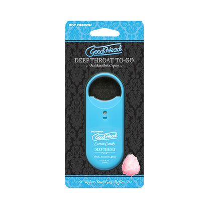 Goodhead - Deep Throat Spray To-Go - Cotton Candy - 0.30 Fl. Oz.