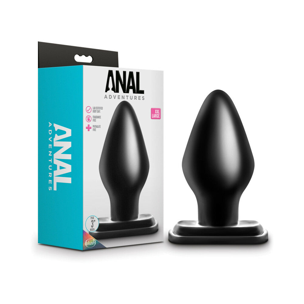 Anal Adventures XXL Plug - Black