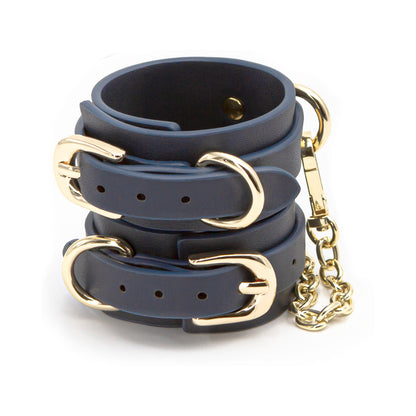 Bondage Couture Wrist Cuff Blue