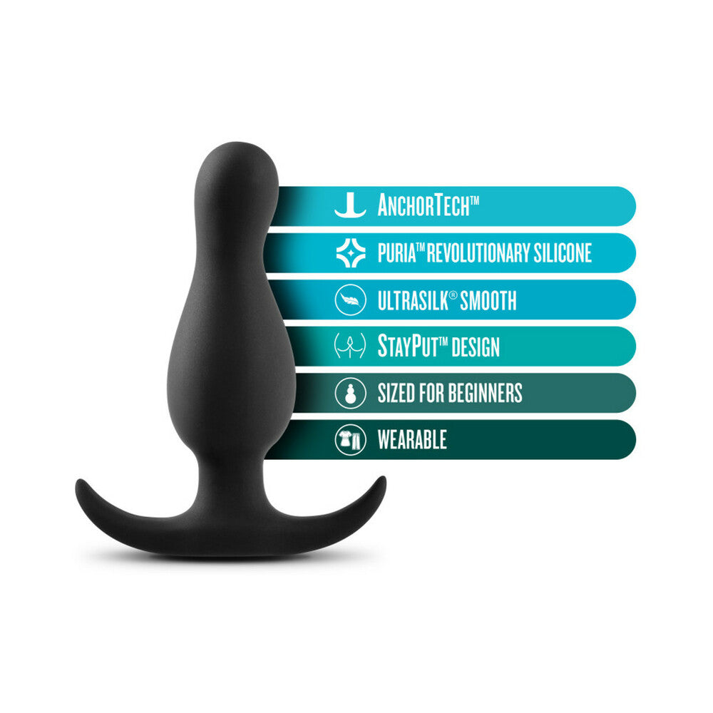 Anal Adventures Curve Plug - Black