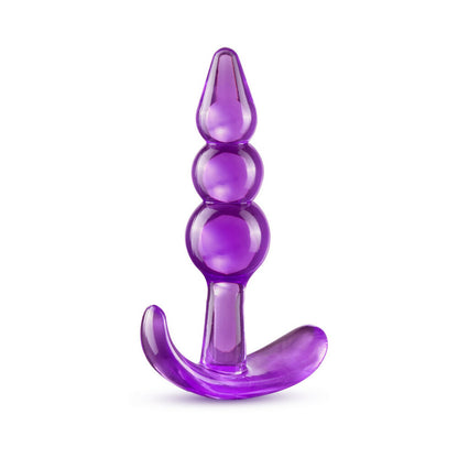 B Yours Triple Bead Anal Plug Purple