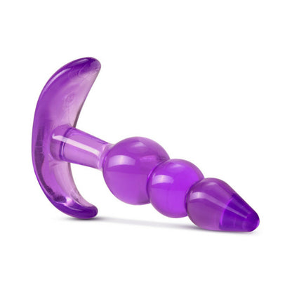 B Yours Triple Bead Anal Plug Purple