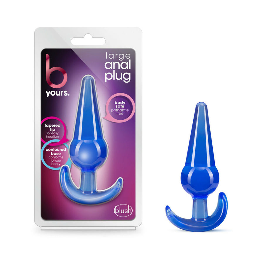 B Yours Large Anal Plug Blue