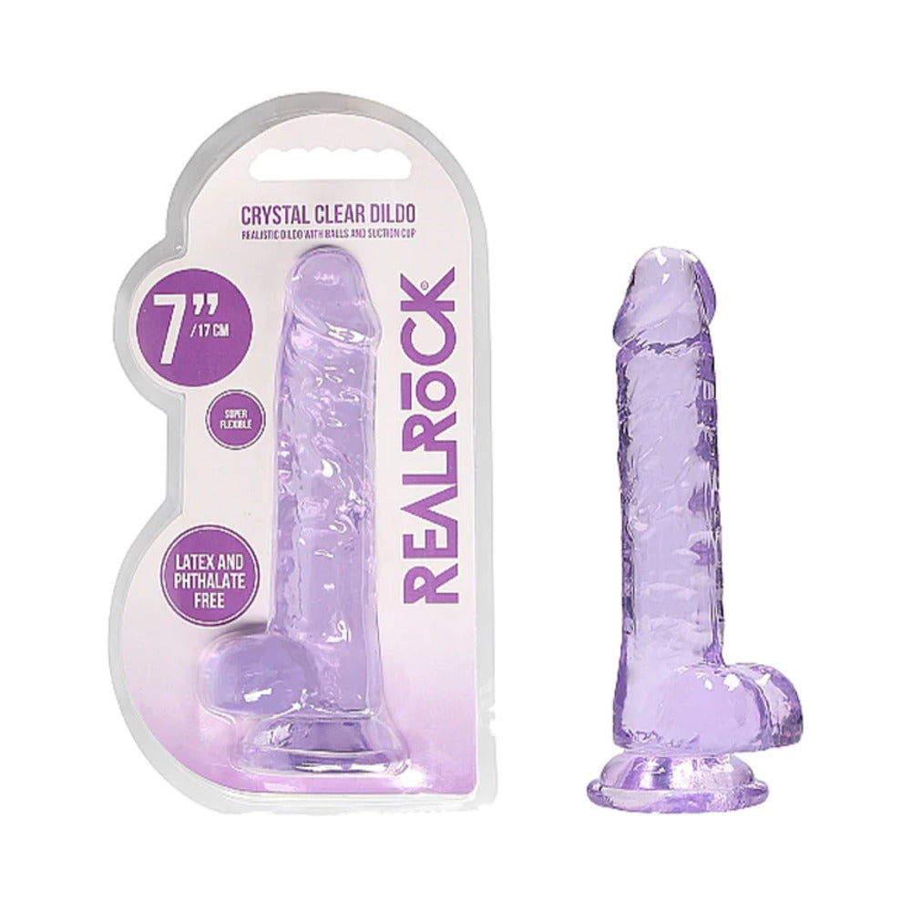 Realrock Realistic Dildo With Balls 7 Inches