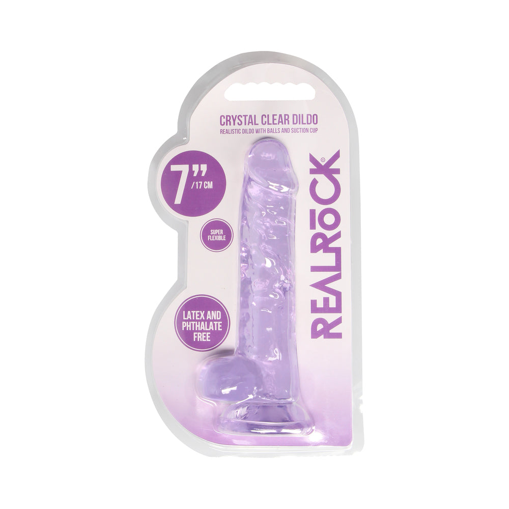 Realrock Realistic Dildo With Balls 7 Inches