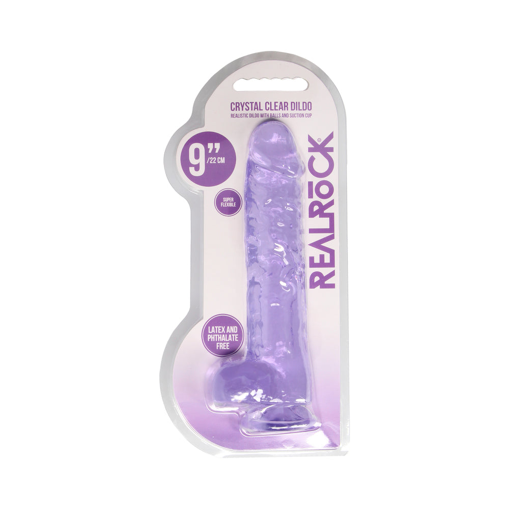 Realrock Realistic Dildo With Balls 9 Inches