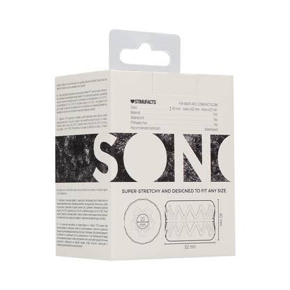 Sona N0. 92 - Reversible Textured Masturbator Clear