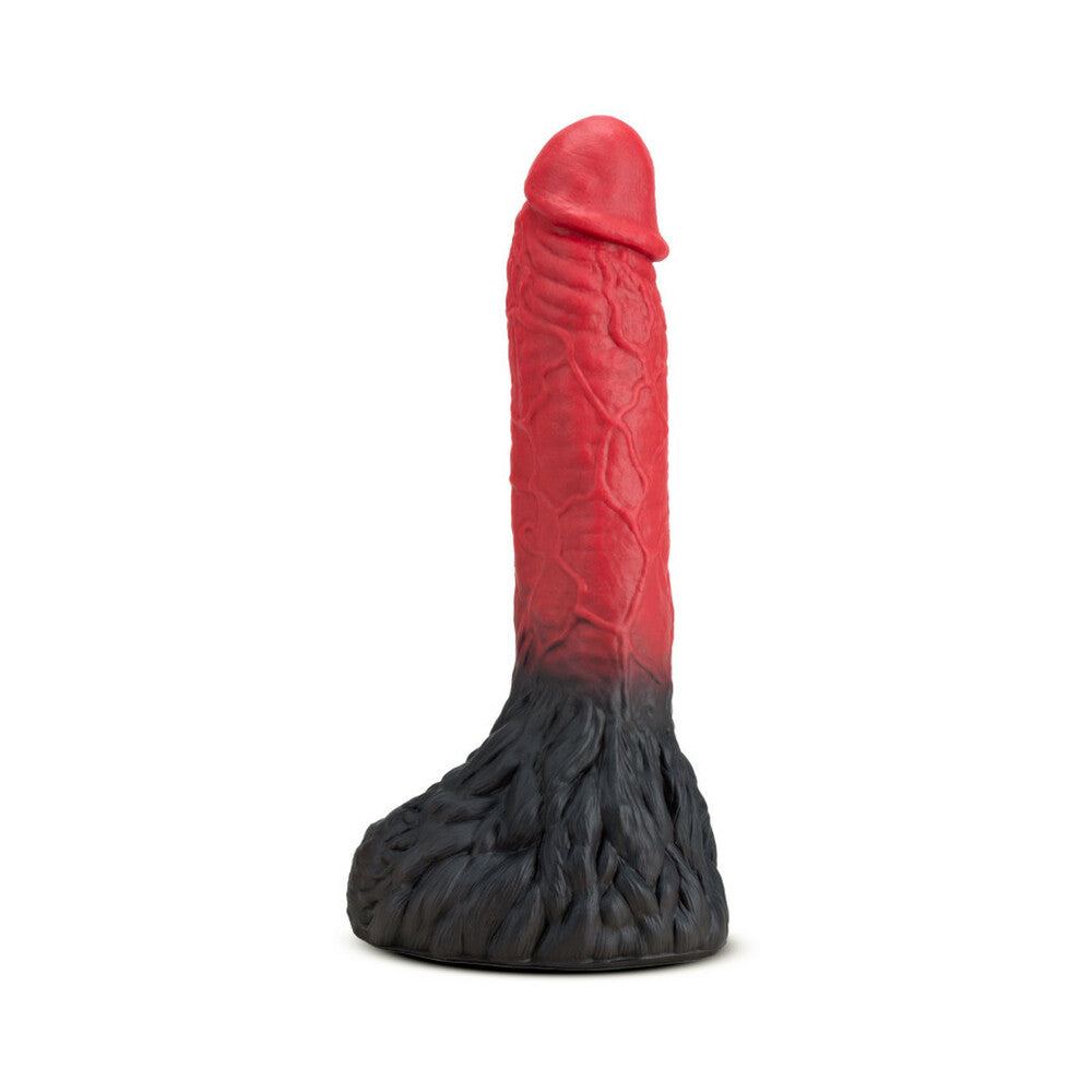 The Realm Lycan Lock-On Werewolf Dildo Red