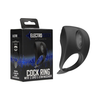 Shots Electroshock C Ring C Spot Massager Black