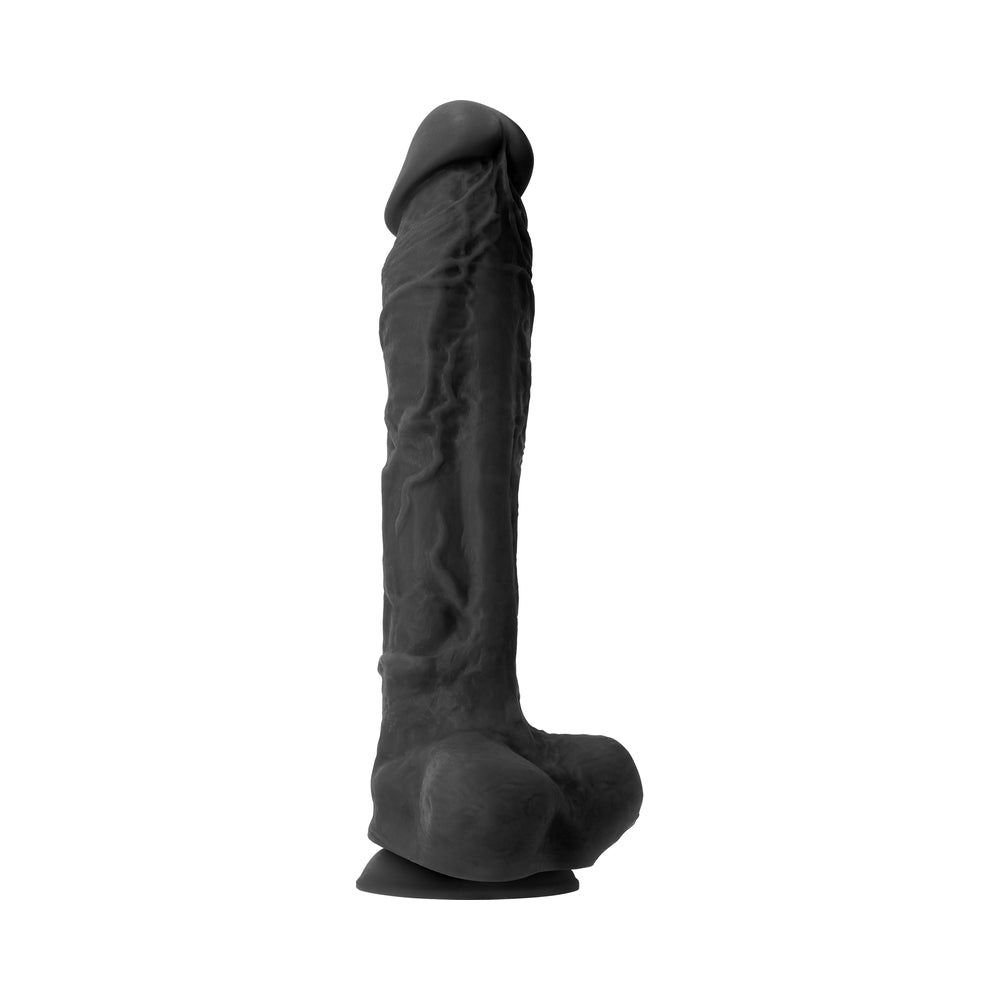 Colours Pleasures 10&quot; Dildo - Black