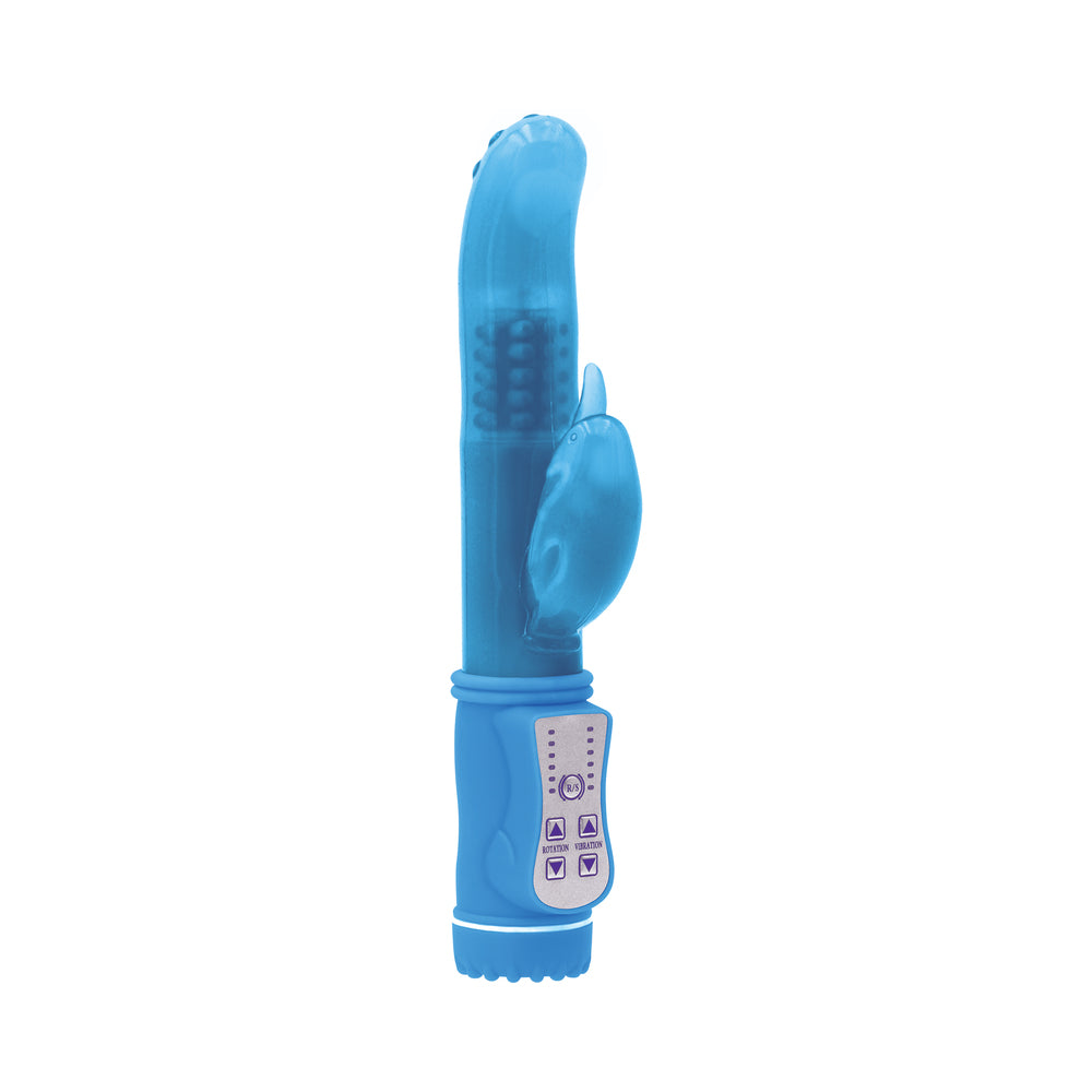 Firefly Jessica Rotating Rabbit Vibrator - Blue